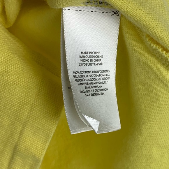Ralph Lauren Polo Yellow Boys Shirt Size M (10-12) - Picture 4 of 4